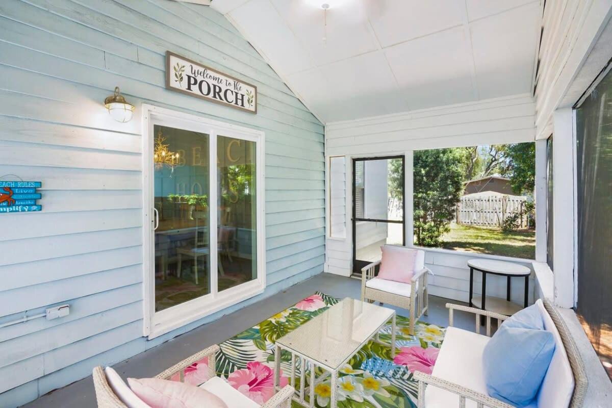 The St Augusdream Renovated Beach House Sleeps 8 Walk To Beach St. Augustine Kültér fotó